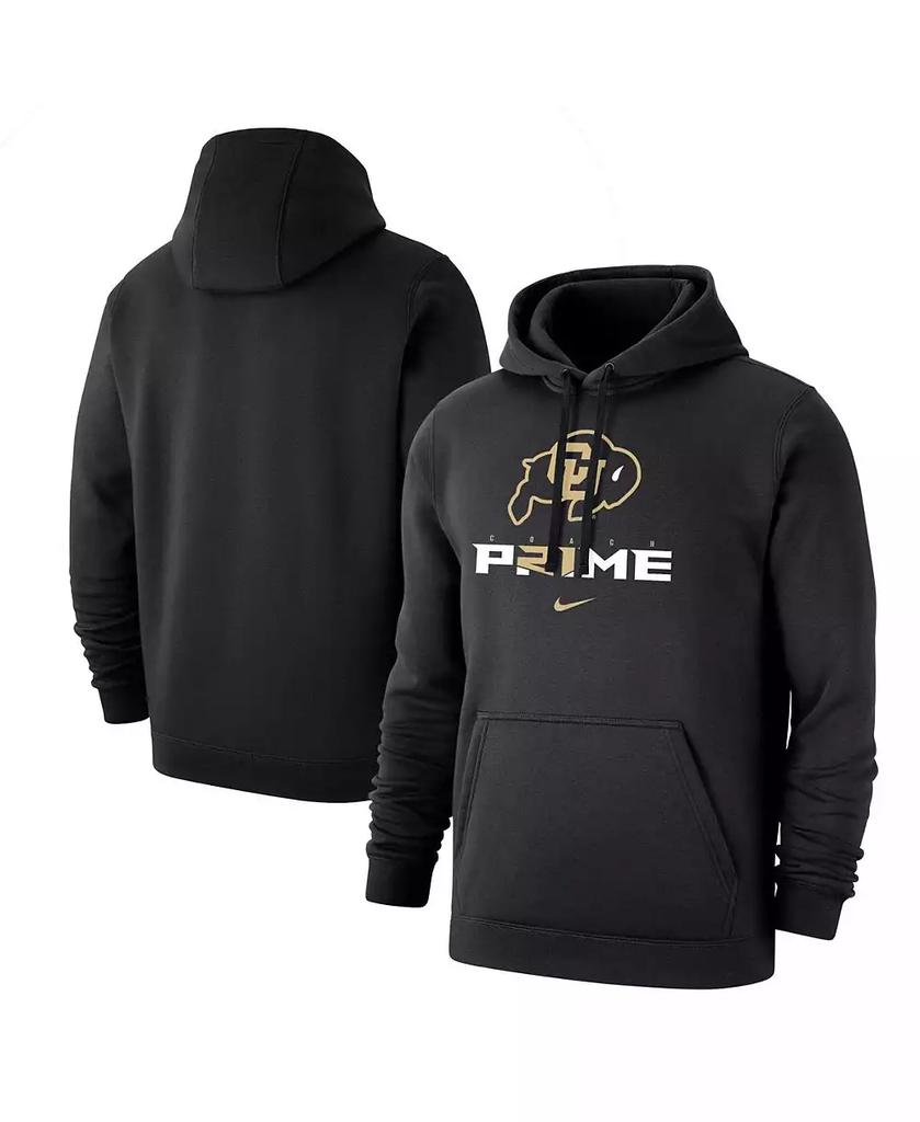 NIKE Men's Black Colorado Buffaloes Coach Prime Pullover Hoodie