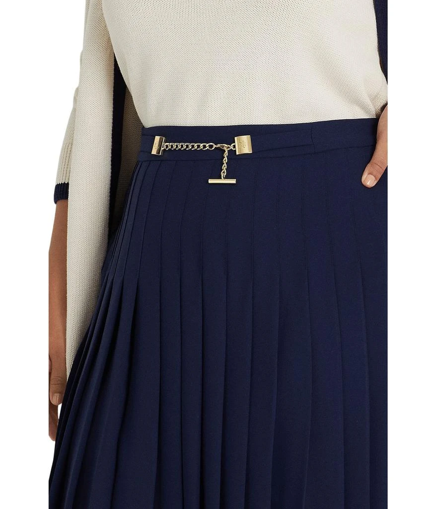 Ralph Lauren Plus Size Pleated Georgette Skirt 3