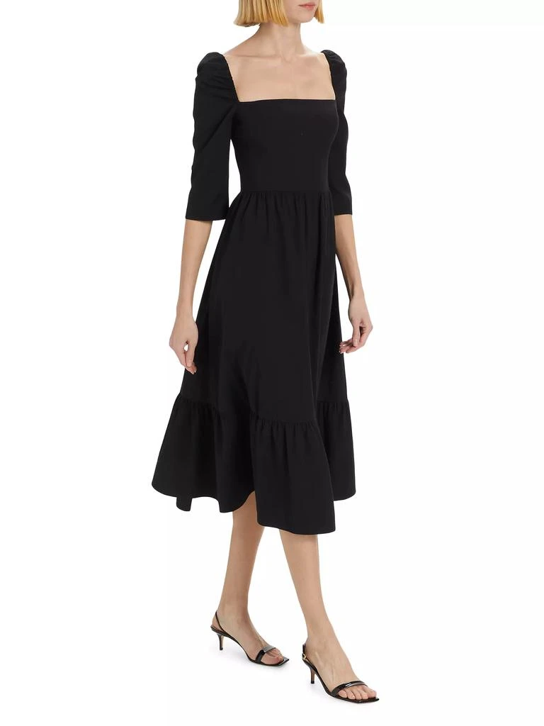 Reformation Cyprus Cotton Tiered Midi-Dress 4