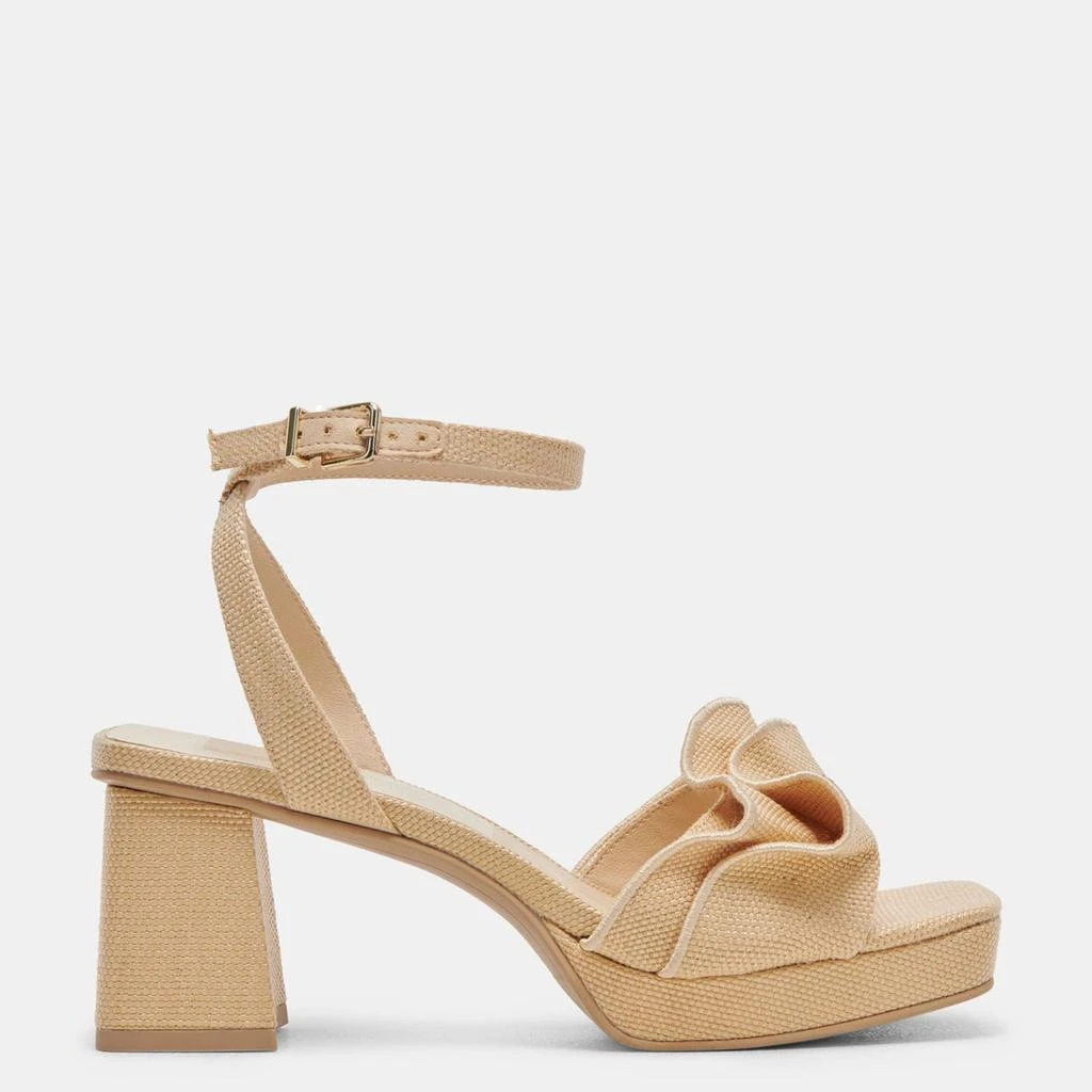 Dolce Vita Cheer Heels Lt Natural Raffia 1