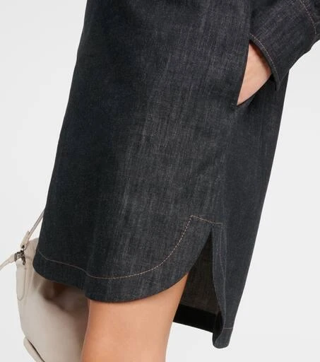 Brunello Cucinelli Denim shirt dress 5