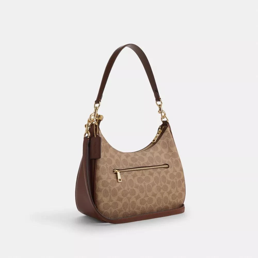 Coach Teri Hobo Bag In Signature Canvas 4