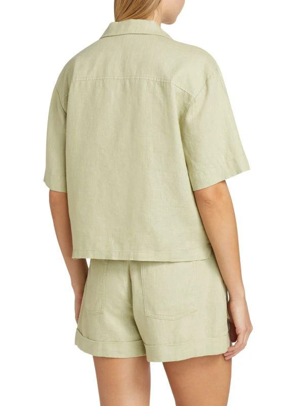 ATM Anthony Thomas Melillo Heavyweight Linen Camp Shirt 2
