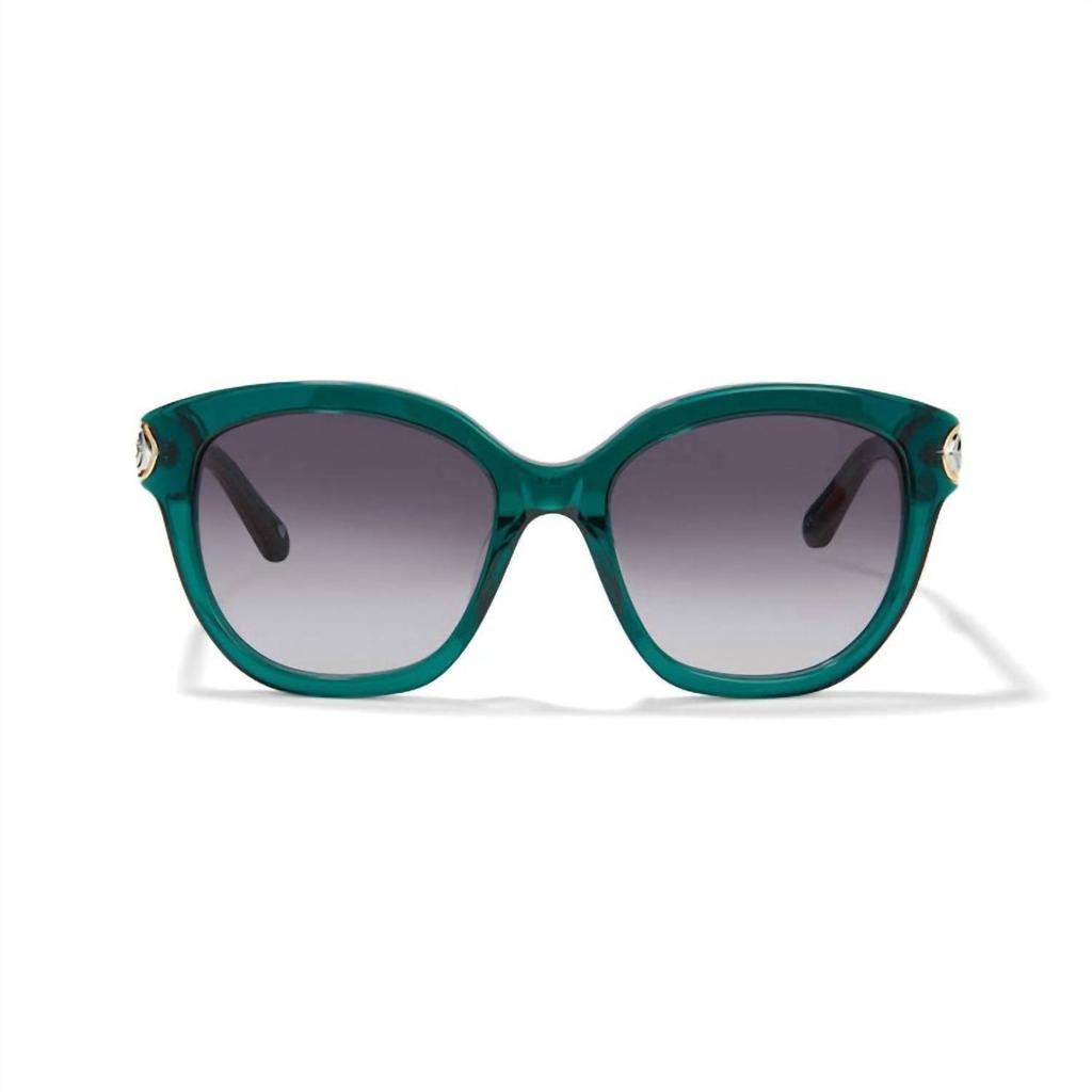 Brighton Women's Intrigue Sunglass In Emerald