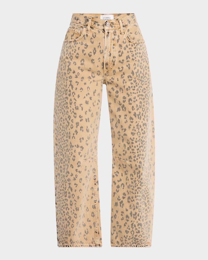 Citizens of Humanity Miro Cheetah-Print Relaxed Jeans