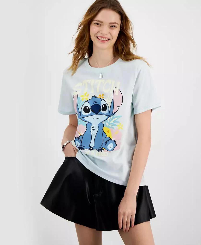 Disney Juniors' Stitch Short-Sleeve Graphic T-Shirt 1