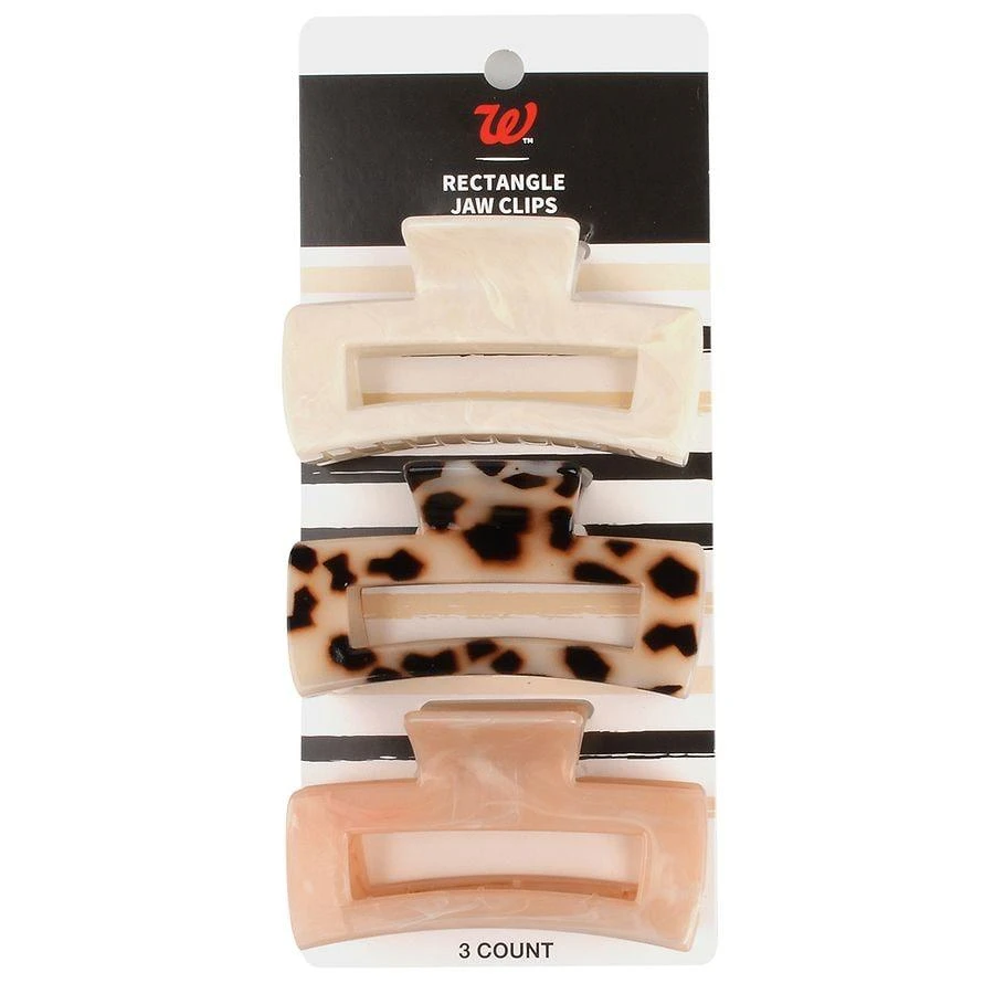 Walgreens Beauty Assorted Shape Jaw Clips 1