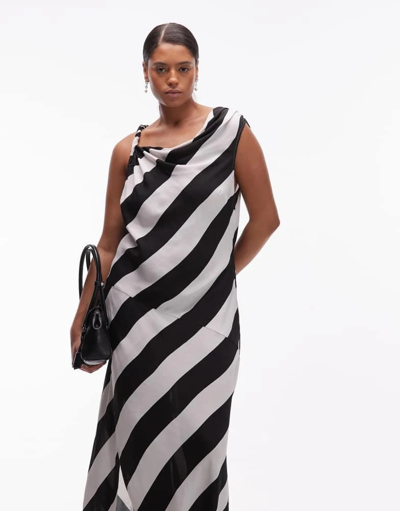 asos striped off the shoulder dress Collusion - Off The Shoulder Mini Dress - Women - Polyester - L
