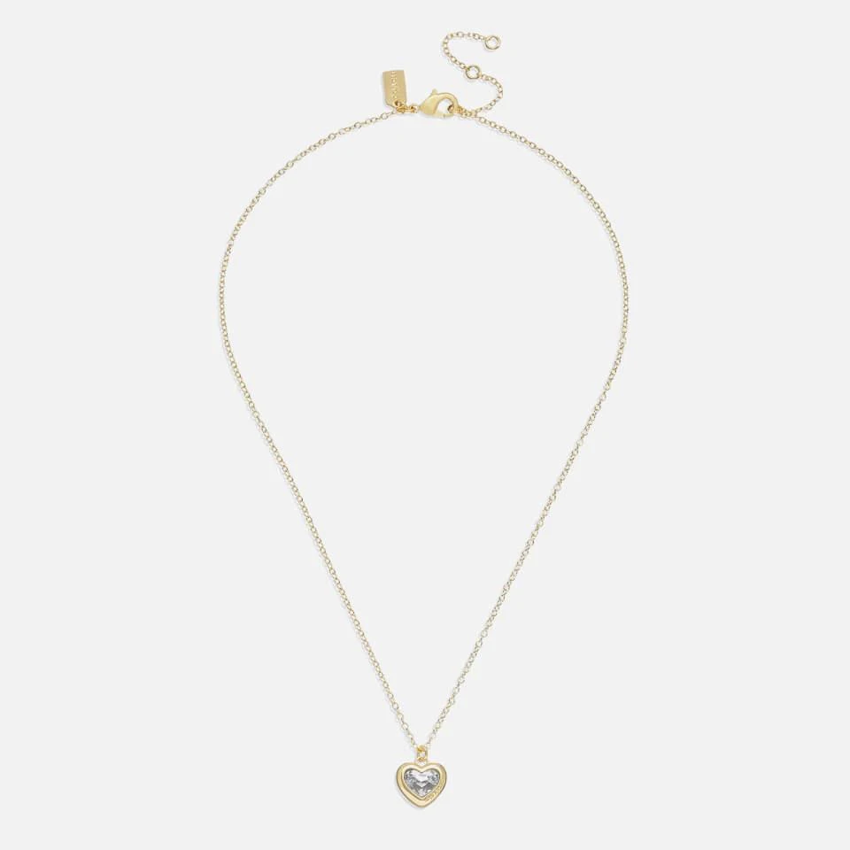 Coach Coach Heart Gold-Tone Pendant Necklace 2