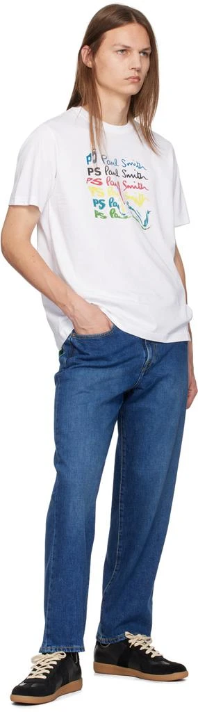 Paul Smith Blue Faded Jeans 4