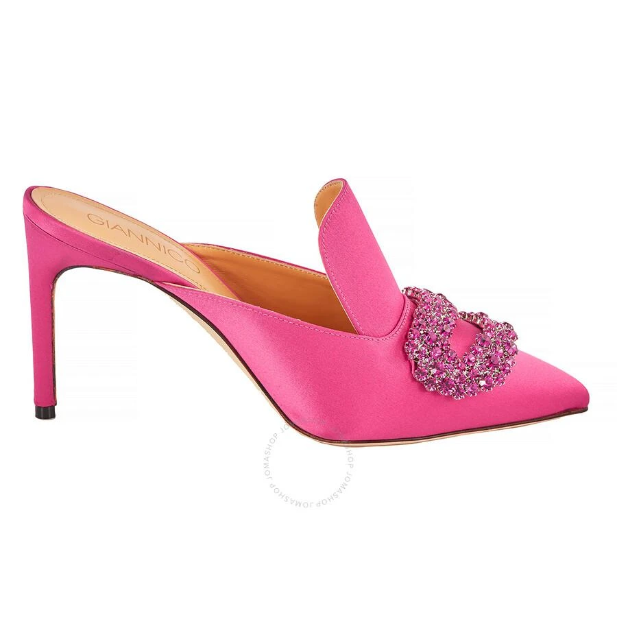 GIANNICO Ladies Daphne 85 Leather Heel Mules 1