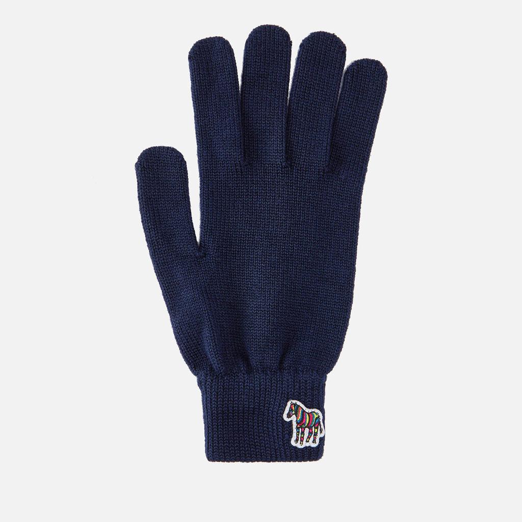The Hut PS Paul Smith Zebra Appliqué Wool Gloves