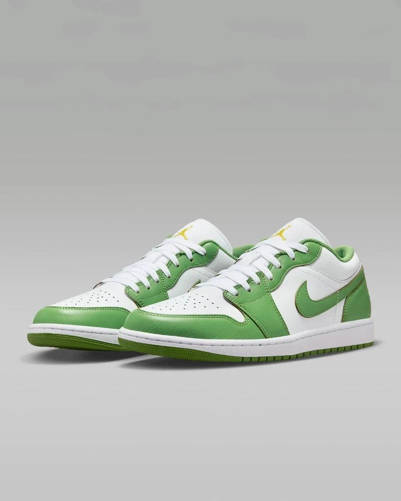 NIKE Air Jordan 1 Low SE HF4823-100 Sneaker Men White Green Leather Shoes TF6886 (White,8.5) 1