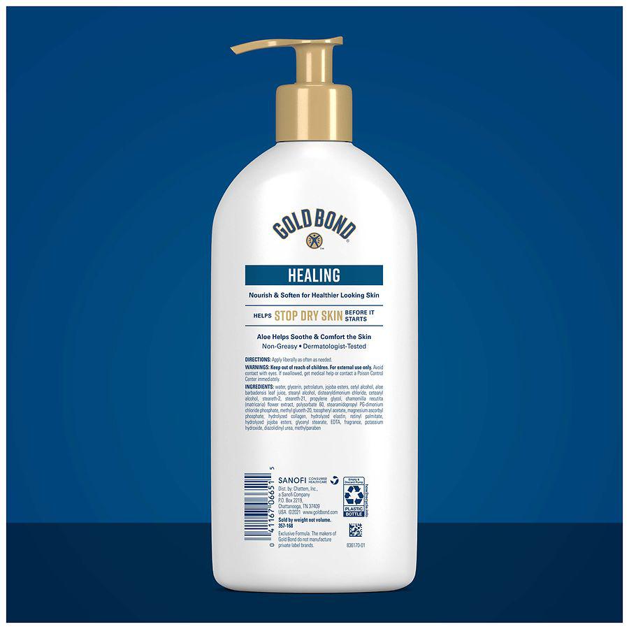 Gold Bond Healing Hydrating Lotion, With Aloe, 24 Hour Hydration Fresh Clean