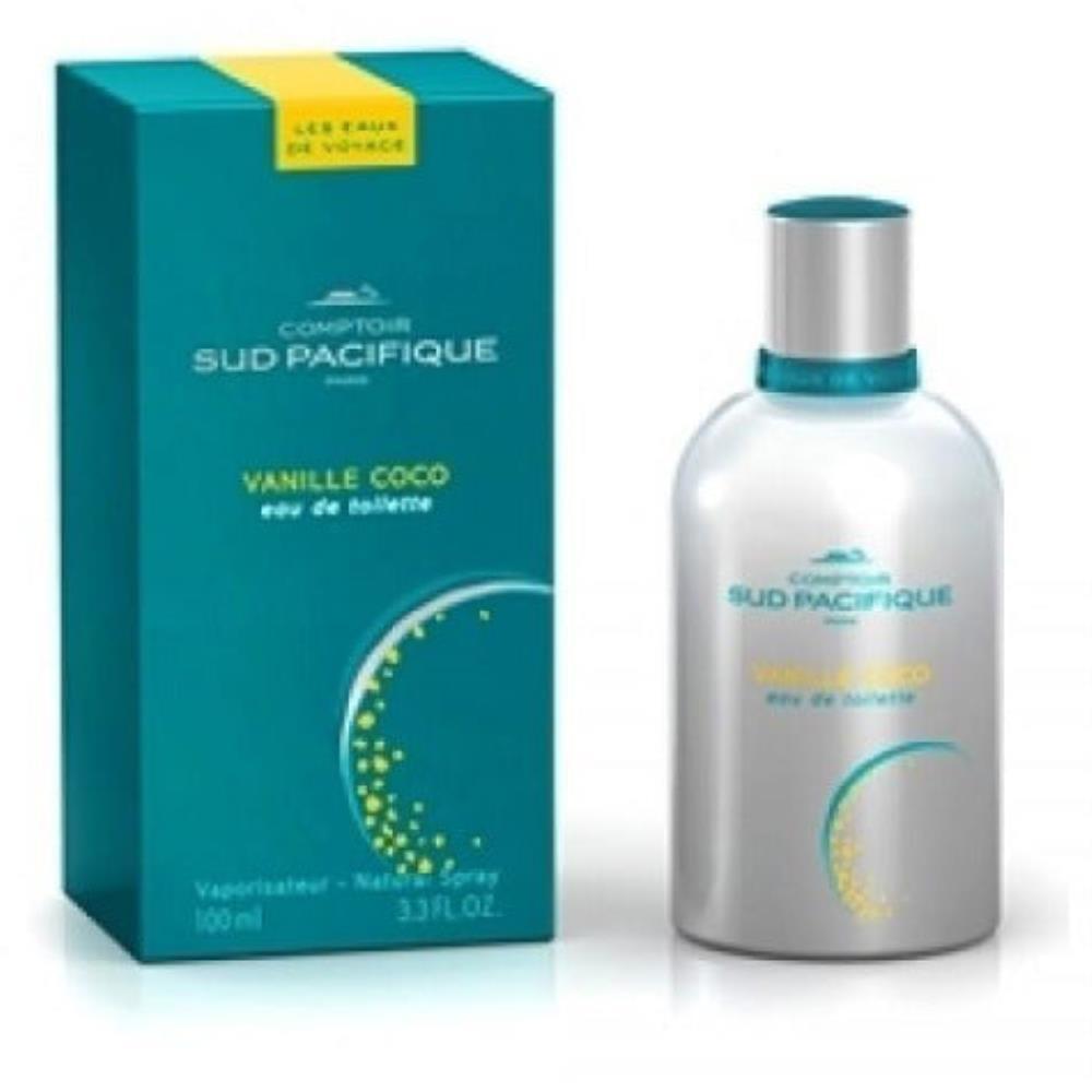 COMPTOIR SUD PACIFIQUE 2PCS Combo  Vanille Coco Eau De Toilette  Women's Perfume 3.3 Oz (Glass Bottle)