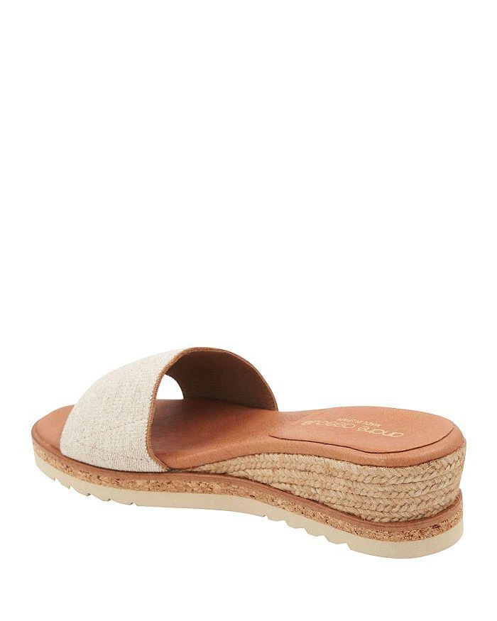 Andre Assous Women's Nessie Slip On Slide Espadrille Wedge Sandals 5