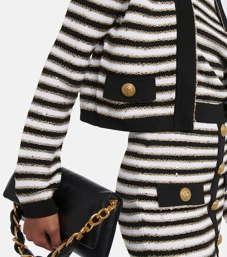 Balmain Striped cardigan 5