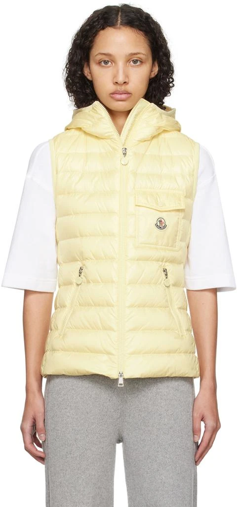 Moncler Yellow Glygos Down Vest 1