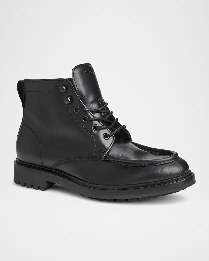 Bruno Magli Men's Scotty Faux Fur-Lined Leather Lace-Up Boots