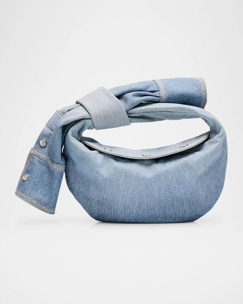 Bottega Veneta Jodie Mini Shirt Denim Top-Handle Bag 1