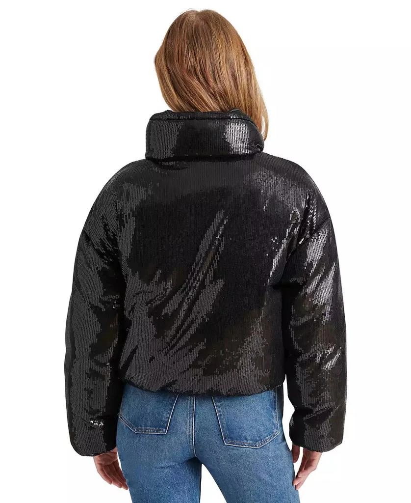 Steve Madden Women's Stratton Sequined Puffer Jacket 2