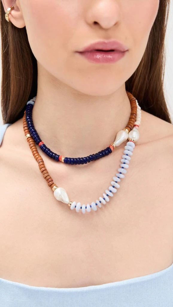 Lizzie Fortunato Cabana Necklace In Coastline 2