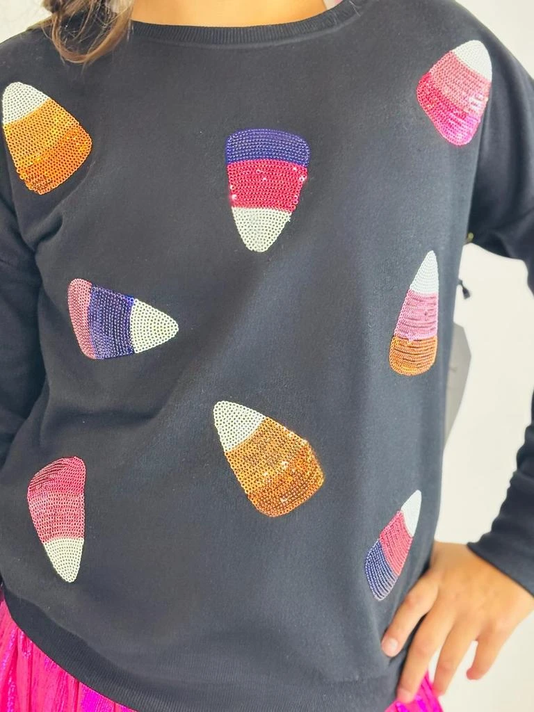 Sweet Soul Sweet Soul - Sequin Candy Corn Sweatshirt 3
