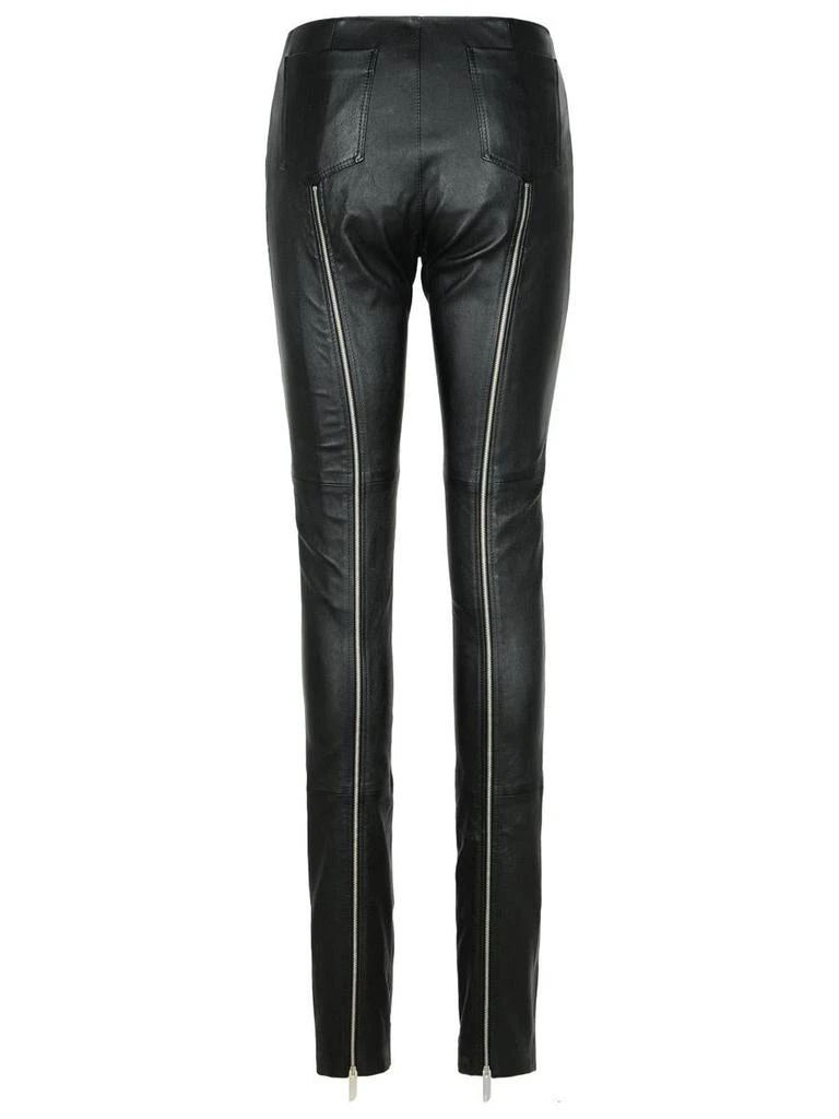 Gcds Gcds Black Leather Pants 3