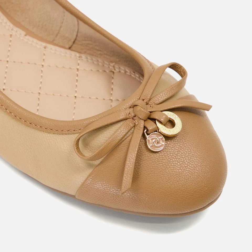 Dune DUNE LONDON WOMEN'S HALLO LEATHER BALLET FLATS 4