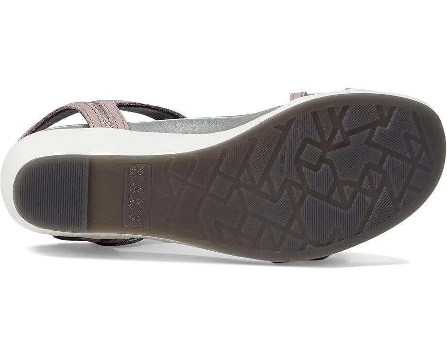 SAS Seight Sandal Women's US 9.5 Wisteria Ankle Strap Wedge Heel Slip-On ZOGG32 5