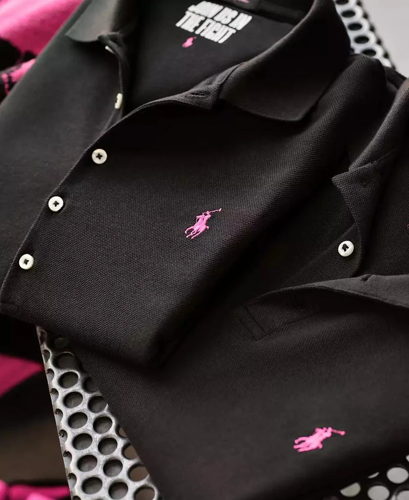 Ralph Lauren Women's Pink Pony Slim-Fit Stretch Polo Shirt 5