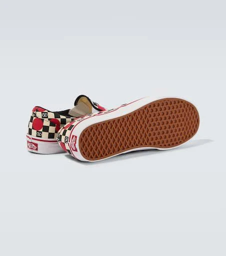 Valentino x Vans VLogo canvas slip-on shoes 7