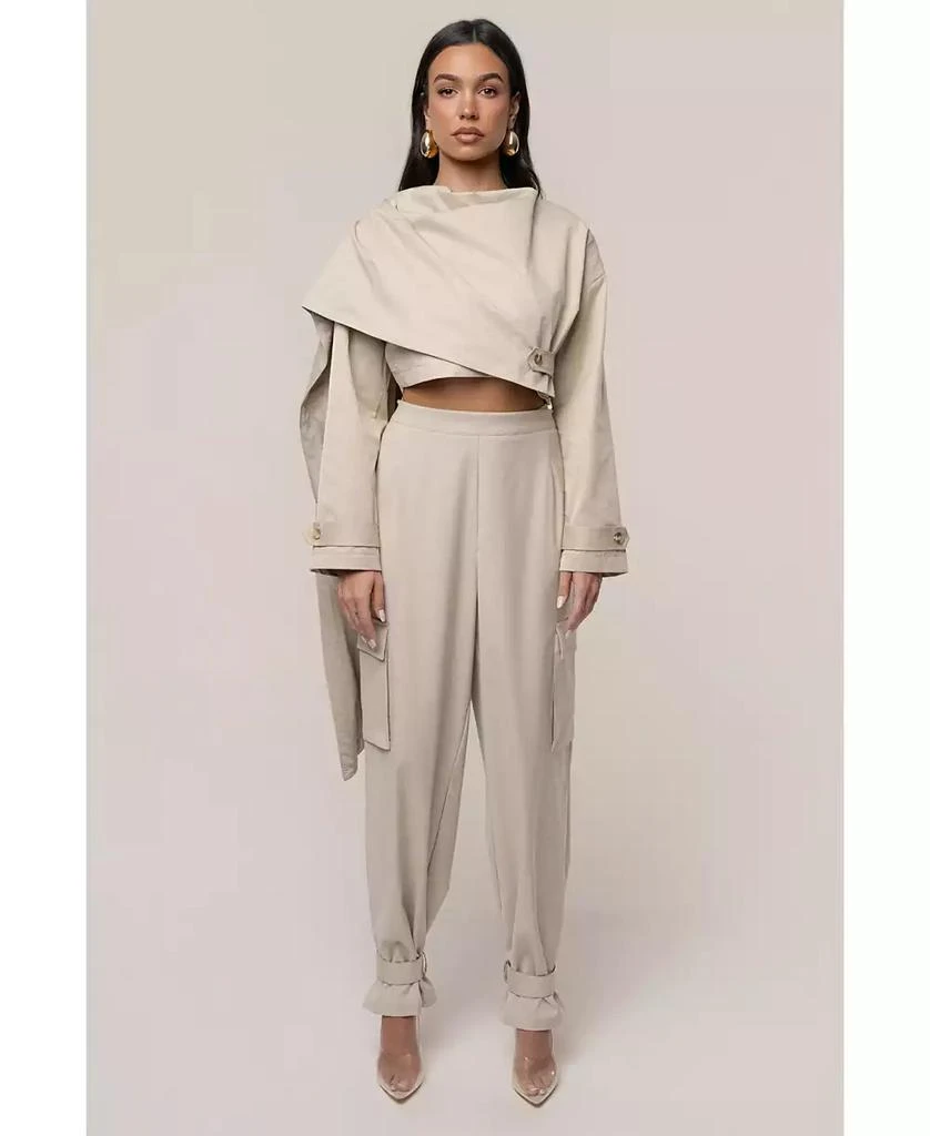 JLUXLABEL Women
s Next Level Cape Jacket