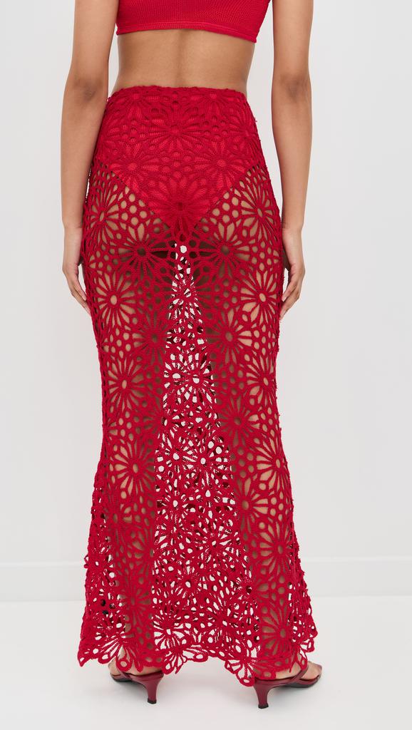 Norma Kamali Obie Long Skirt