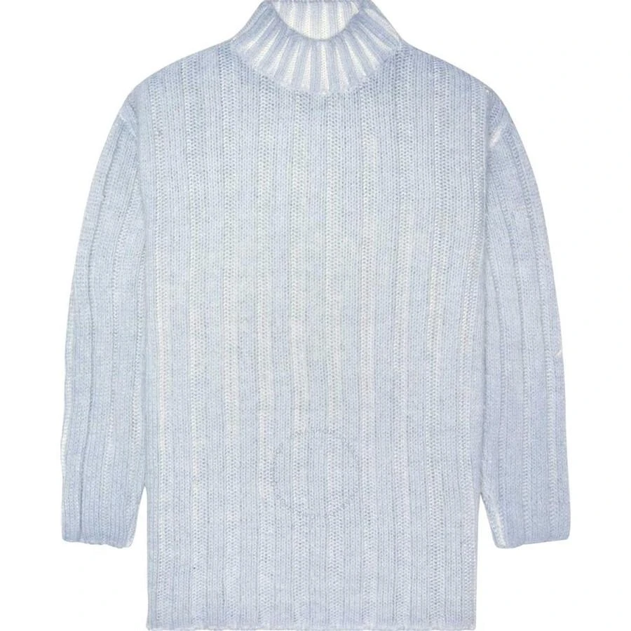 Our Legacy Men's Ice Blue Acrylic Funnel Neck Jumper 1