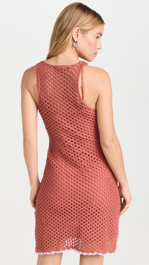 MINKPINK Carver Crochet Mini Dress