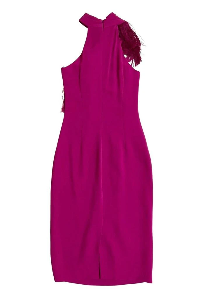 CUSHNIE Cushnie Et Ochs - Fringe Mock Neck Pencil Bodycon Dress 5