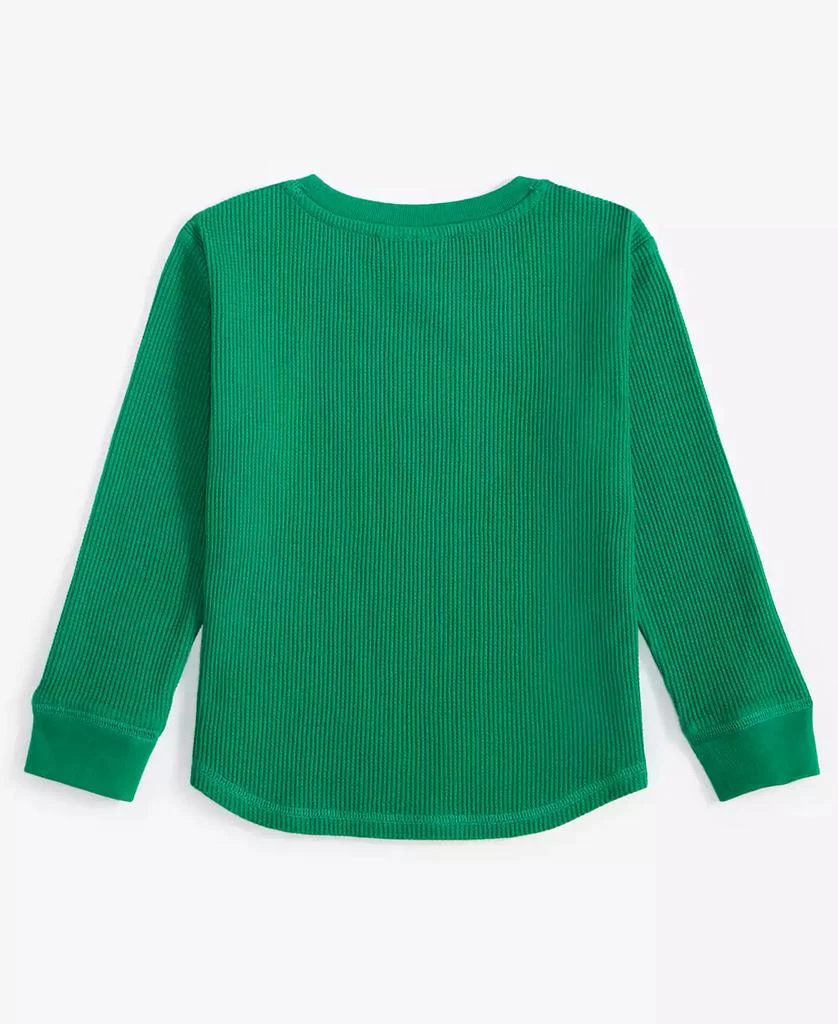 Epic Threads Toddler Boys Dinosaur Embroidered Thermal Waffle-Knit Long-Sleeve T-Shirt, Created for Macy's 2