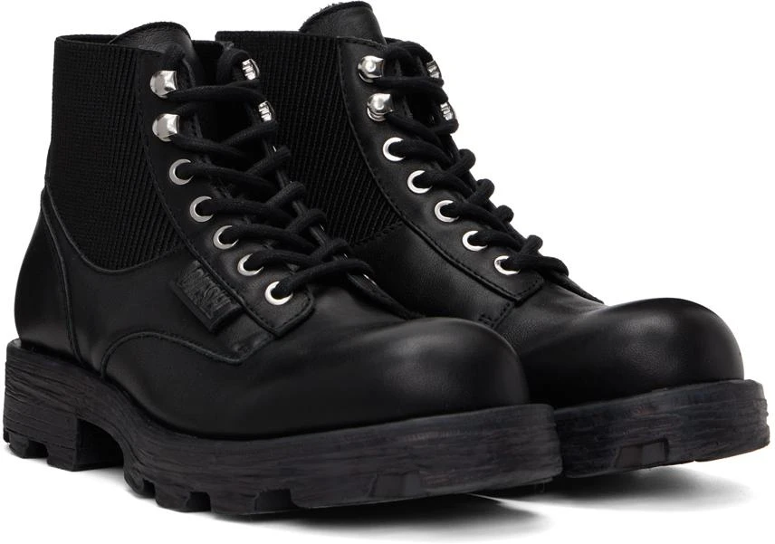 Diesel Black D-Hammer Boots 4