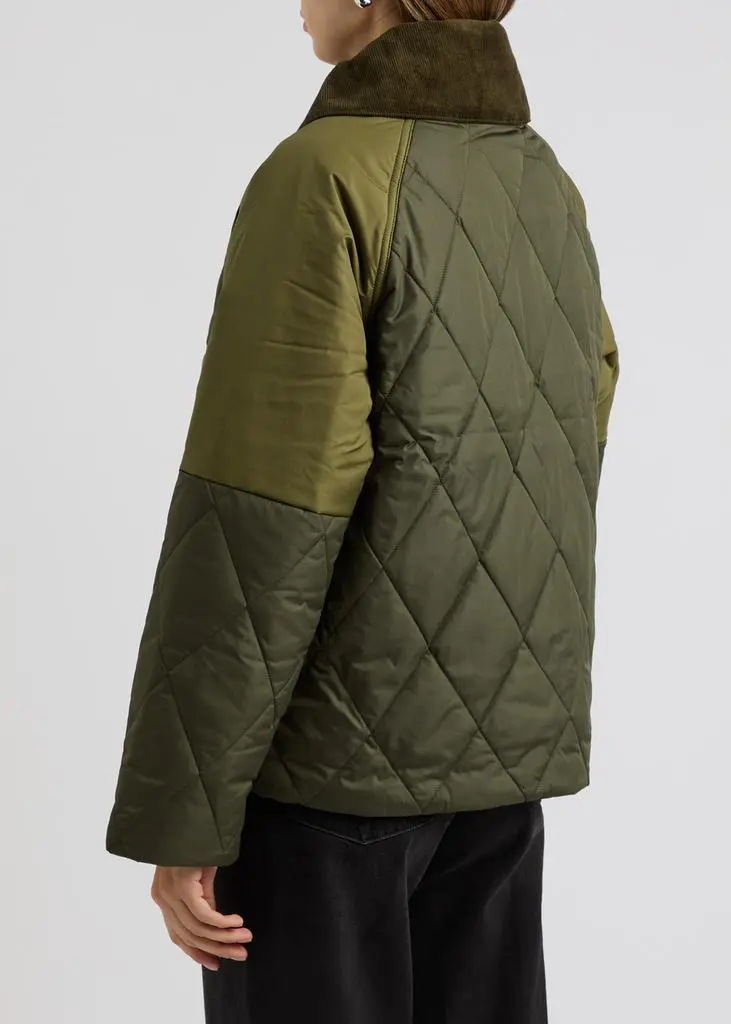 Barbour Milby quilted shell jacket  3
