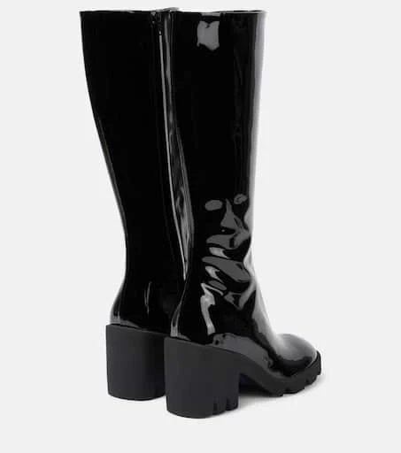 Burberry Stride patent leather knee-high boots 2