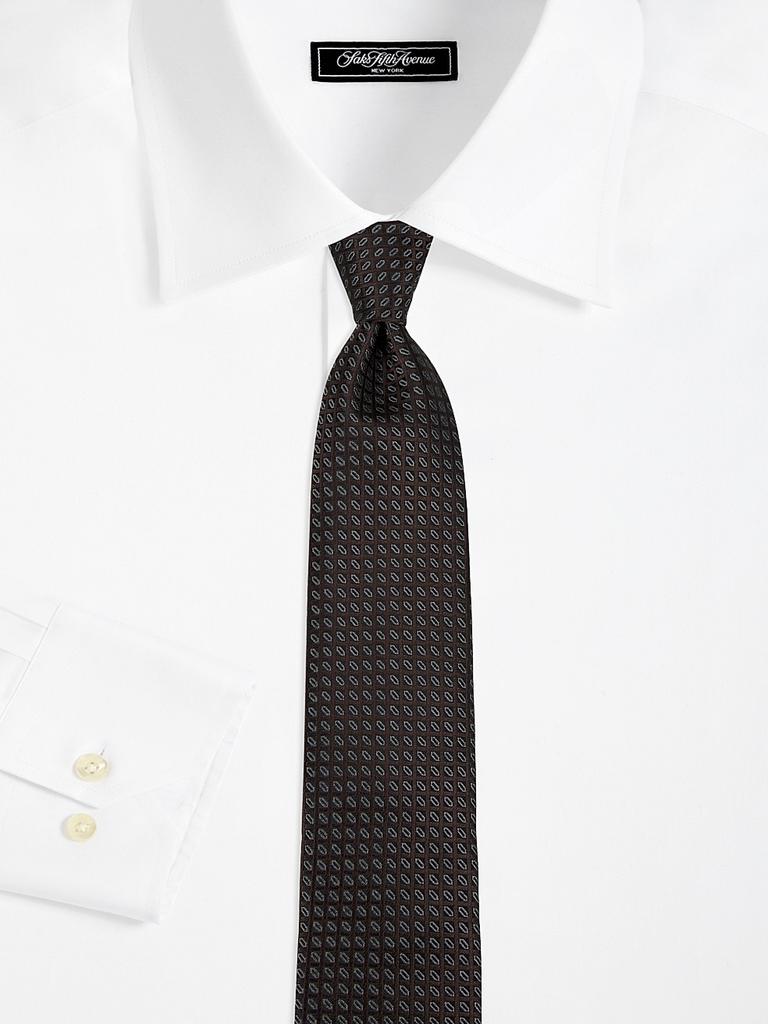 Canali Geometric Silk Tie