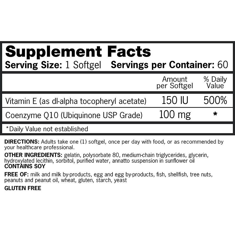 Qunol Ultra CoQ10 Dietary Supplement Softgels