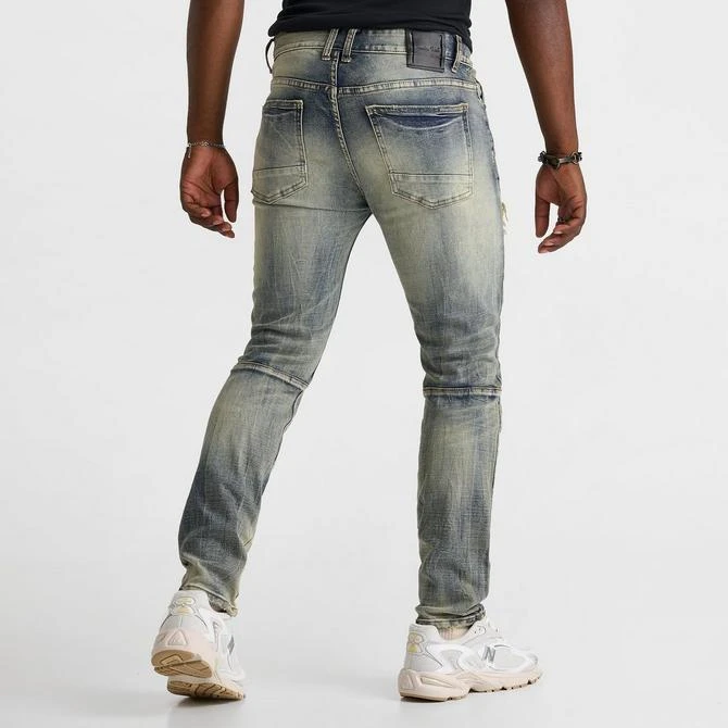 Smoke Rise Men's Smoke Rise Rip & Repair Slim Denim Jeans 4
