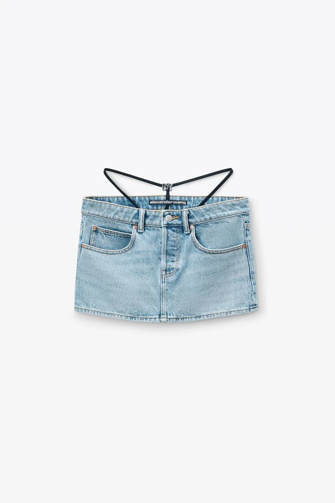 Alexander Wang Mini Skirt with Pre-Styled Logo Thong 2