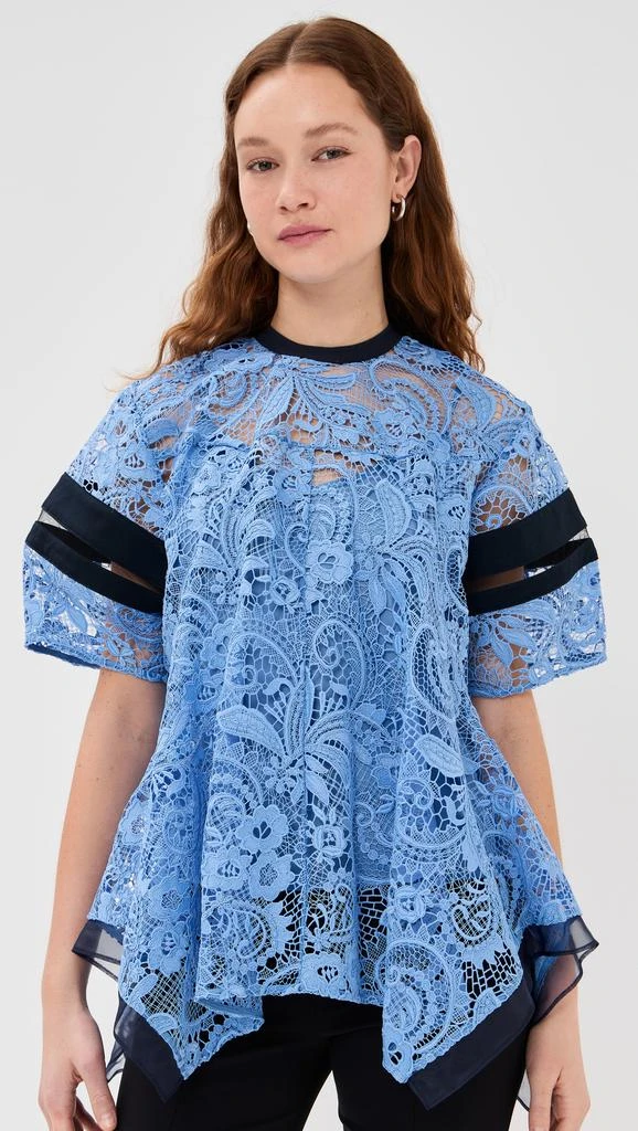 31 Phillip Lim Corded Embroidered Lace Flounce Top 7