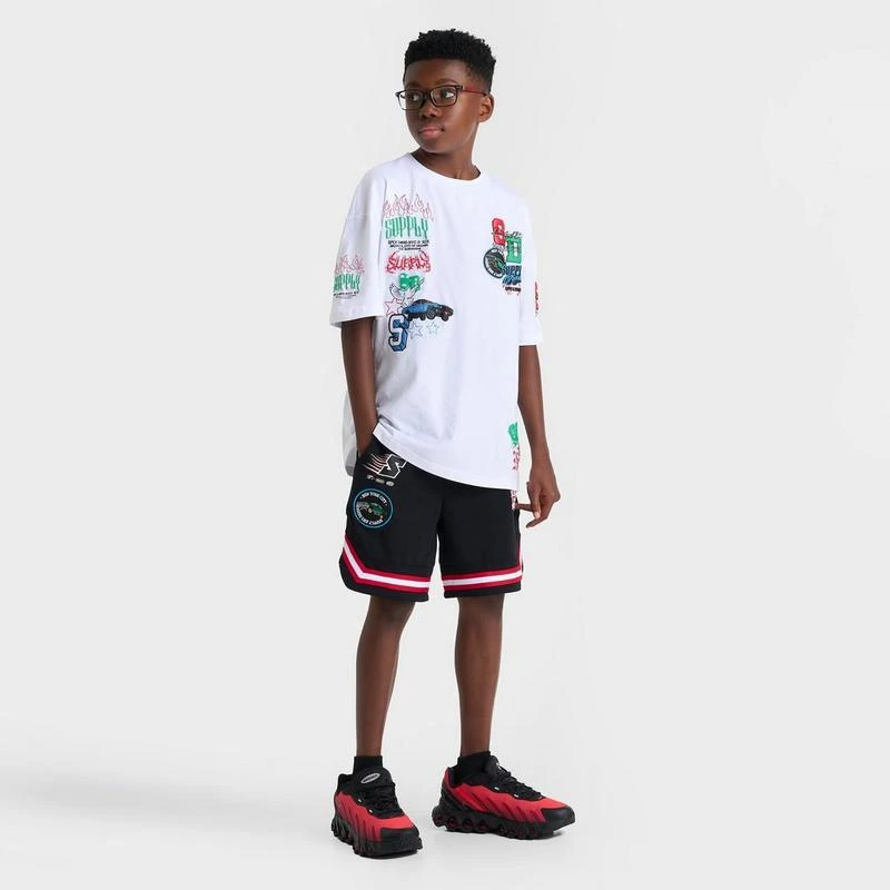 SUPPLY & DEMAND Kids' Supply & Demand Patch Mesh Shorts 2