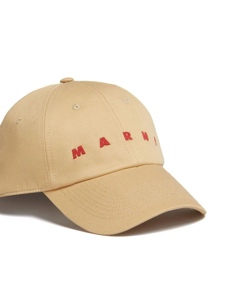 Marni Beige Cotton Baseball Cap 3