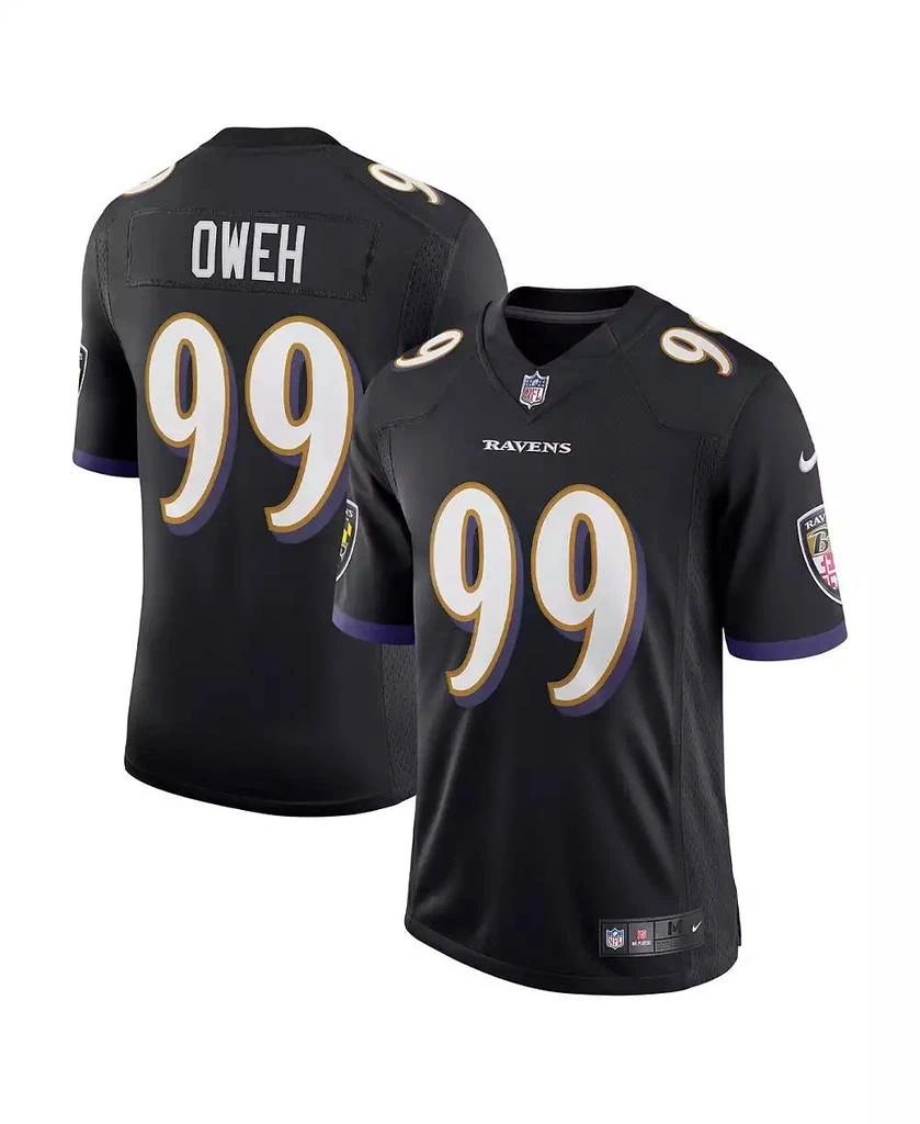 NIKE Men's Odafe Oweh Baltimore Ravens Vapor Limited Jersey 1