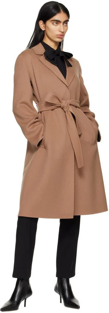 Max Mara Tan Belted Coat 4